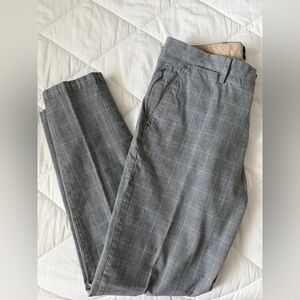 Dockers Men's Gray Plaid Dress Pants